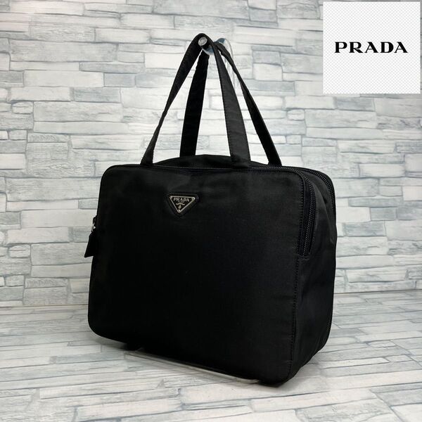 極美品 100 PRADA プラダ ハンドバッグ トートバッグ ナイロン