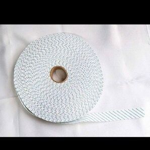 バイアステープ グリーンストライプ