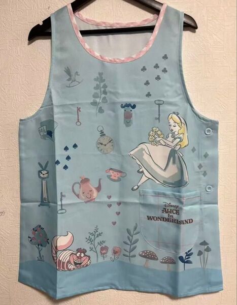 新品 アリス ブルー エプロン
