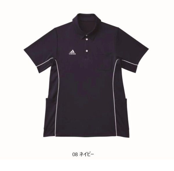 アディダス ポロシャツ 男女兼用 介護 ユニフォーム