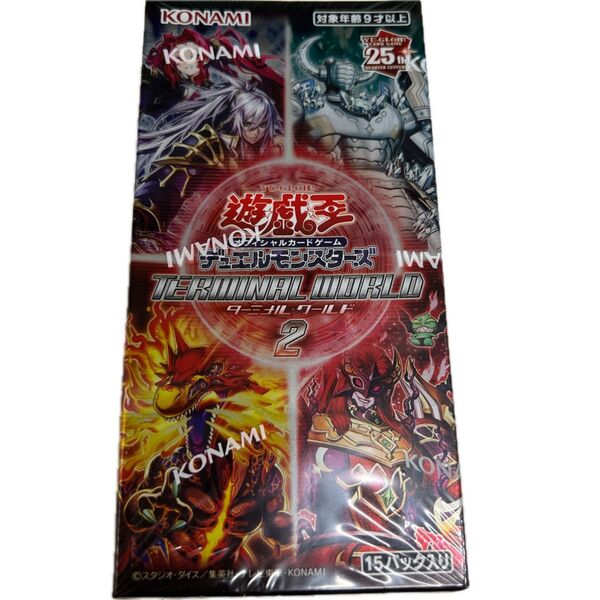 遊戯王OCG TERMINAL WORLD ターミナル・ワールド2未開封一箱 +13パック