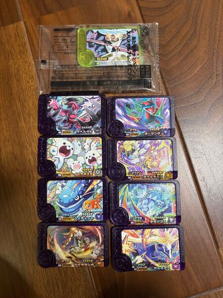 ポケモンフレンダ5弾ST8枚セット+1 テラパゴス タケルライコ イッカネズミ ジャラランガ ヘイラッシャ ゼルネアス イベルタル