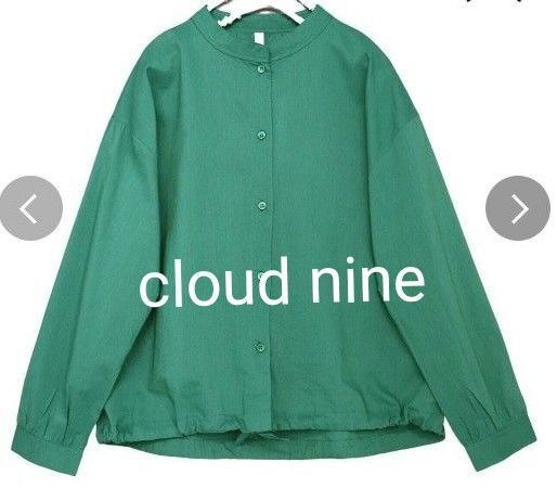cloud nine クラウドナイン 裾紐入り前開きブラウス