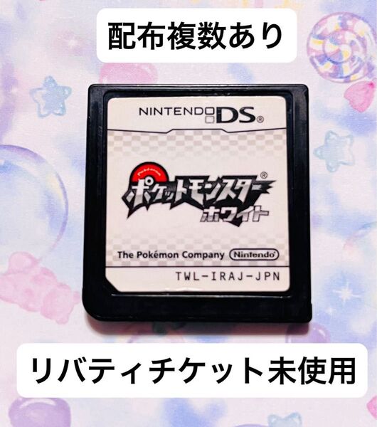 ホワイト ポケットモンスター ケース無し DS