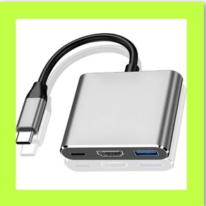 USB Type C HDMI アダプタ 100W PD急速充電