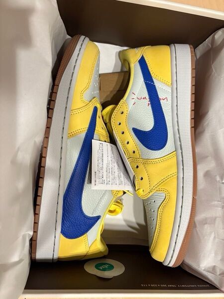 NIKE エアジョーダン1Low×Travis Scott ウィメンズ27.5cm