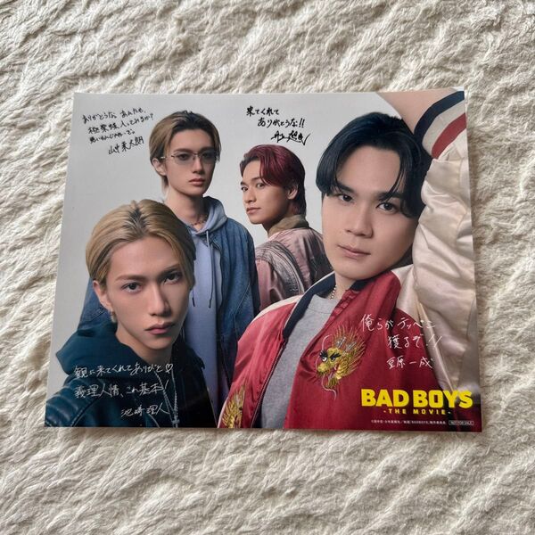映画 BAD BOYS THE MOVIE 入場特典 ステッカー メッセージ付き