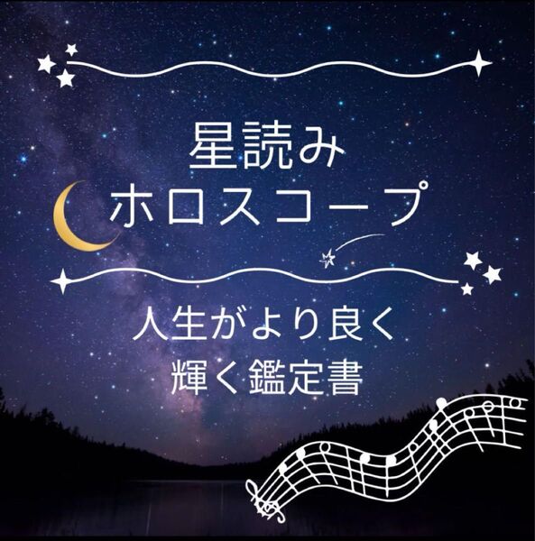 【タイムセール】ホロスコープ鑑定 星読み 西洋占星術 匿名配送 本質 本格鑑定