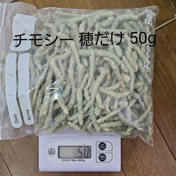 チモシー 穂だけ 50g 小動物用おやつ うさぎ モルモットに