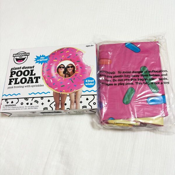 BigMouth ビッグマウス Giant Donut Pool Float ジャイアントドーナッツプールフロート 浮き輪 ピンク