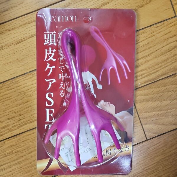 ヘッドスパ 頭皮ブラシ ヘッドスパプロ マッサージャー 6爪ヘッド プッシュタイプ ヘッド頭皮器具 未使用品