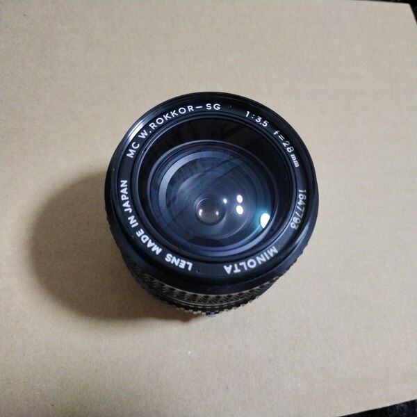 MINOLTA MC W.ROKKOR-SG 1:3.5 f=28mm ミノルタ オールドレンズ
