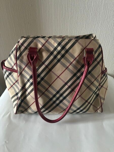 BURBERRY バーバリーブルーレーベル トートバッグ ノバチェック柄