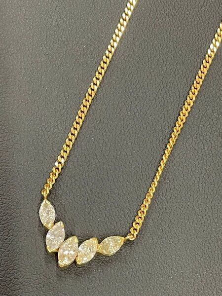 K18 ダイヤ1.08ct レディースネックレス