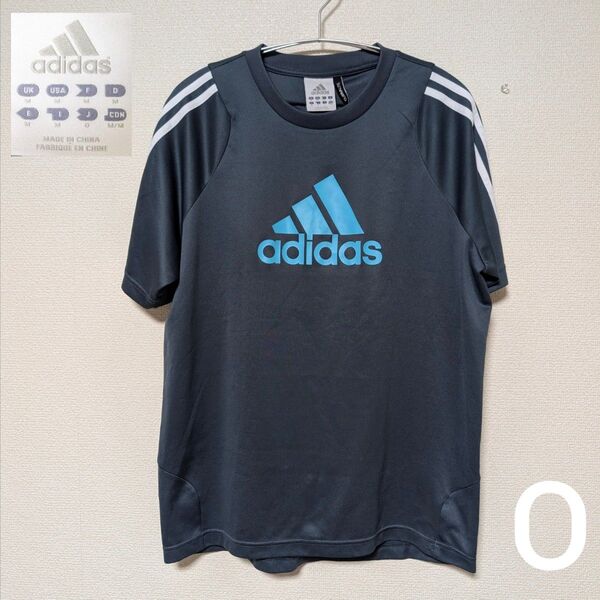 adidas グレー Tシャツ トレーニングウェア Oサイズ 半袖 3本線 アディダス 半袖Tシャツ CLIMALITE