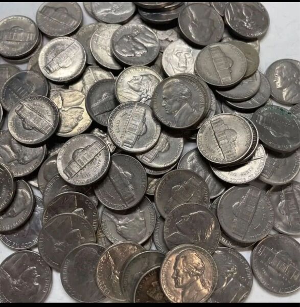 アメリカ合衆国 5セント硬貨まとめ 1kg コイン 外国コイン