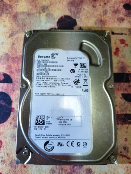 Seagate Barracuda 7200.12 500GB HDD★送料込★
