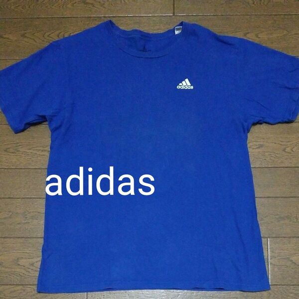 adidas ワンポイントTシャツ L/G NO-2628
