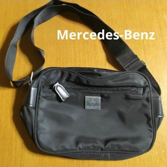 Mercedes-Benz☆ ショルダーバッグ/ ブラック/ナイロン