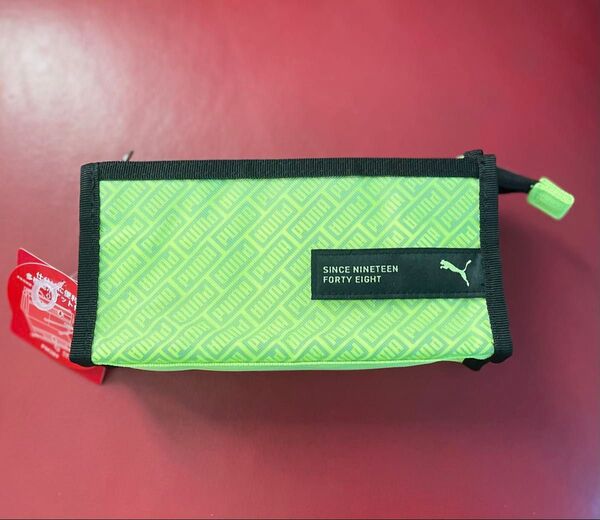PUMA プーマ マルチメッシュペンケース イエロー ペンケース 大容量 多機能ポケット付き 4ポケット 新品未使用 タグ付き