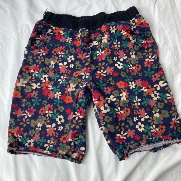 花柄ショートパンツ M ハーフパンツ 短パン キッズ160にも