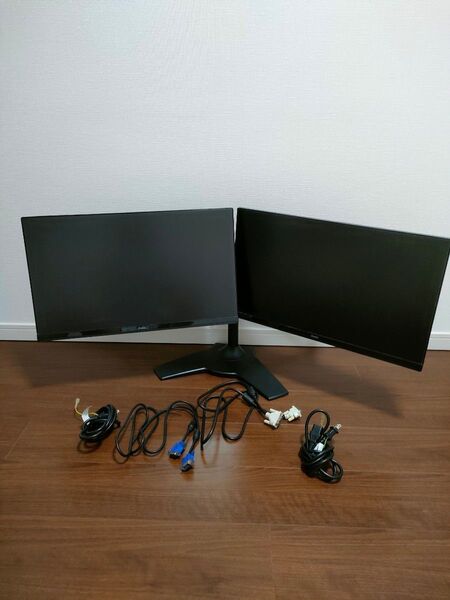 値下げ交渉不可【送料込み、匿名発送】iiyama 2画面 モニター パソコン