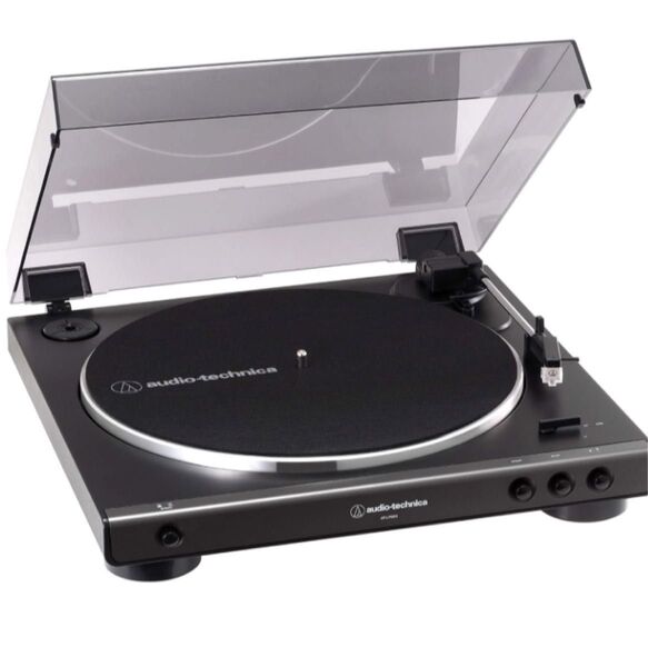 【新品未使用】レコードプレーヤー(ターンテーブル) AT-LP60X DGM ダークガンメタリック