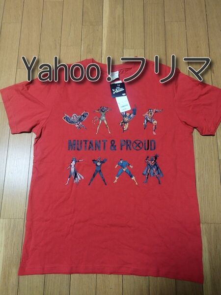 【未使用】GU X-MEN グラフィックT(半袖) Tシャツ メンズ L 赤