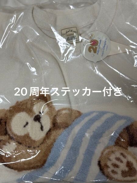 ダッフィー ジェラートピケ ルームウェアセット ホワイト