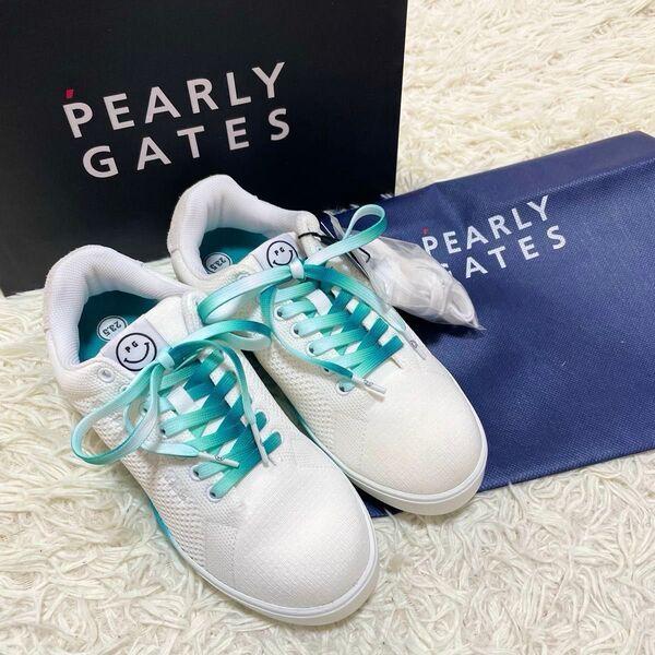 定価35200円 PEARLY GATES パーリーゲイツ シューズケース付きシューズ 24.0cm