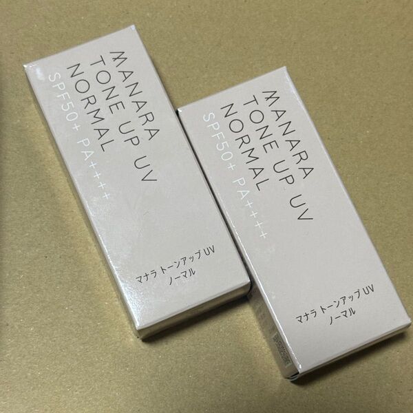 【2個セット】マナラ トーンアップUV ノーマル SPF50+ PA++++