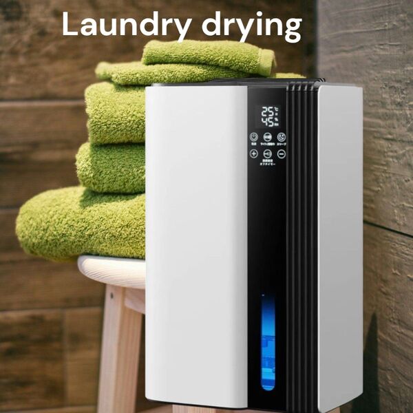 【除湿機 衣類乾燥】 20畳対応 静音 小型 除湿器 最大除湿量1L/日 タイマー設定&湿度オートオフ ホワイト