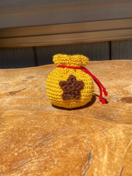 ハンドメイド あつ森 ベル袋風 巾着
