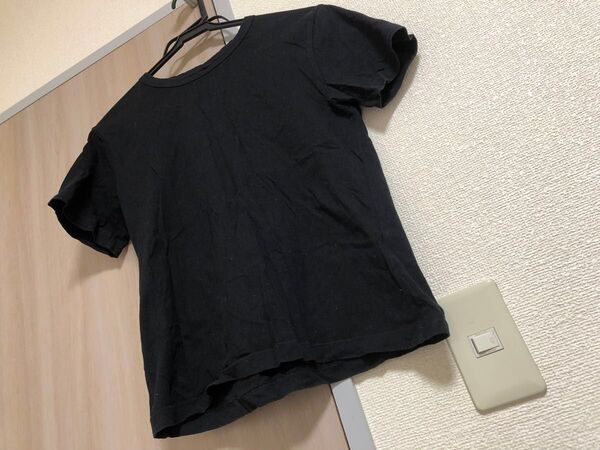 Tシャツ GU Sサイズ ブラック 黒 半袖 トップス レディース