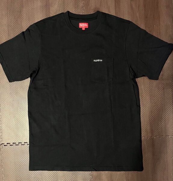 Supreme Pocket Tee ブラック Lサイズ
