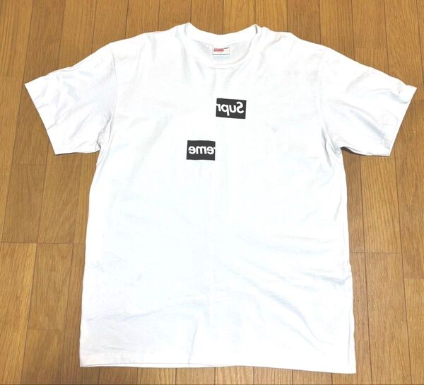 【ギャルソン 】Supreme Box Logo T ボックスロゴTシャツ L