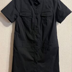 L.H. NEW YORK シャツワンピース ブラック 40
