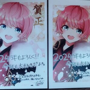 てるとくん 2024年 年賀状 イラスト 2枚セット