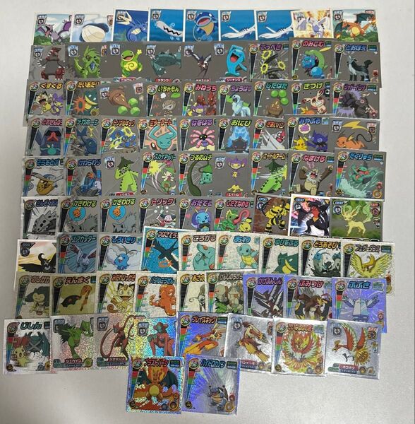 ポケモン シール烈伝 リザードン カメックス ホウオウ、ルギア