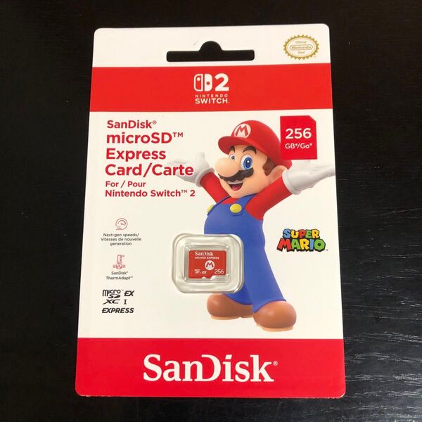 SanDisk microSD Express Card 256GB for Nintendo Switch 2 サンディスク