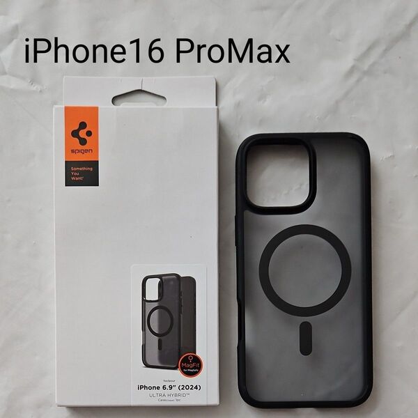 iPhone16 ProMax ケース カバー クリア ブラック 黒