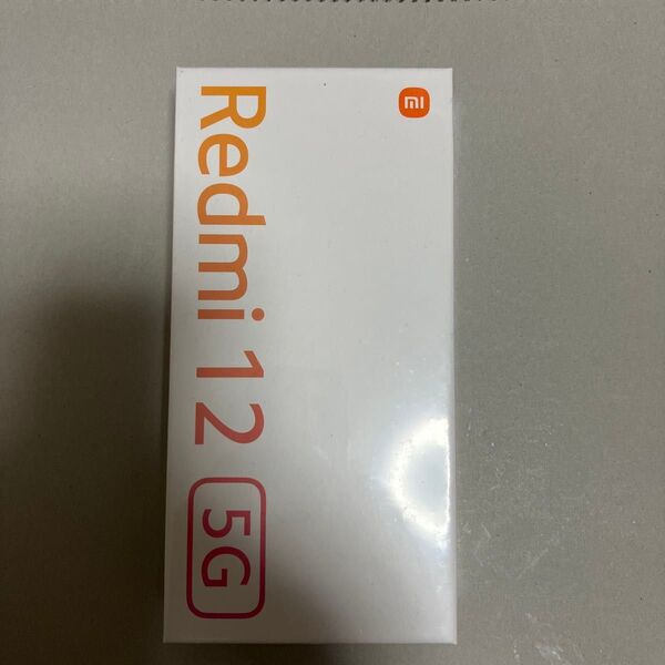Redmi 12 5G 新品未開封 ブラック Xiaomi SIMフリー