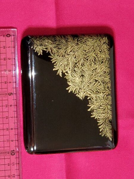 希少漆器 シガレットケース 年代物古物美品
