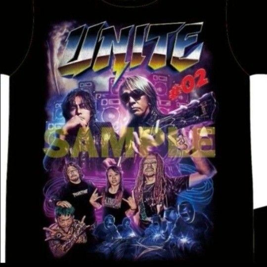 サイズL コラボTシャツ UNITE2 ホルモン B'z