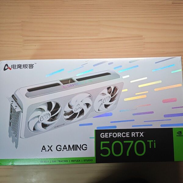 AX gaming geforce rtx5070ti 16gb ほぼ新品