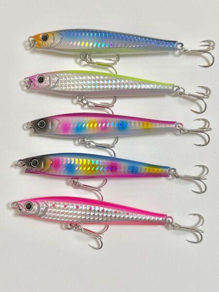 No.163 デュエル(DUEL) ハードコア モンスターショット(s) 風 50g 110mmシンキングペンシル シーバス 青物