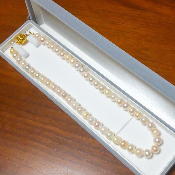 【訳あり品】8㎜ あこや真珠のネックレス