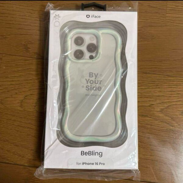 iFace bebling iPhone16proケース ホワイトオーロラ