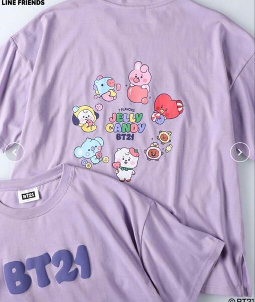 BT21 プリント Tシャツ