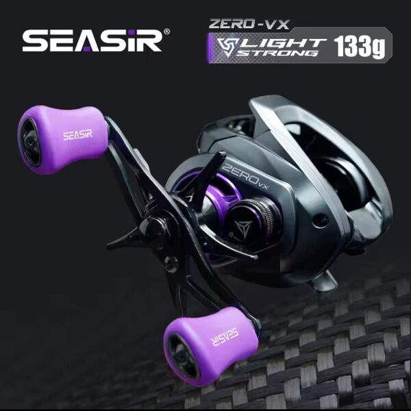 【新品未使用】seasir ZERO-VX 左ハンドル 超軽量 133g BFS ベイトリール シーザー